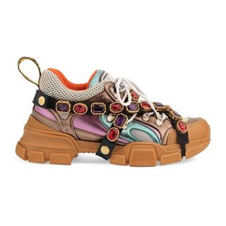 Gucci + Flashtrek Sneaker With Removable Crystals