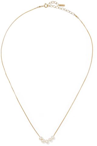 Chan Luu + Gold-plated Pearl Necklace