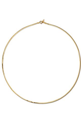 Loren Stewart + Herringbone 10-karat Gold Necklace
