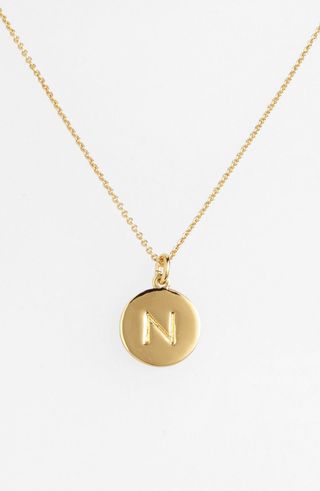 Kate Spade New York + One In A Million Initial Pendant Necklace
