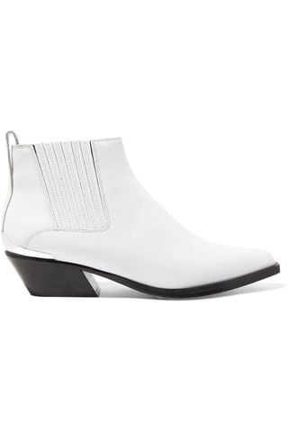 Rag & Bone + Westin Metal-Trimmed Leather Ankle Boots