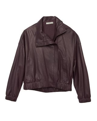 Vince + Light Weight Leather Jacket