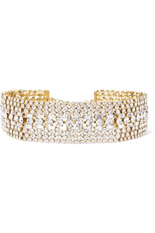 Rosantica + Luci Gold-Tone Crystal Choker