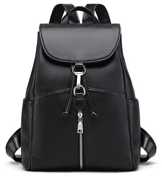 Coolcy + Leather Backpack