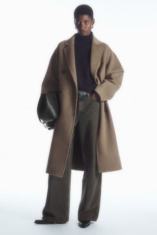 COS + Oversized Double-Breasted Wool Coat