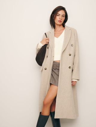 Reformation + Paley Double Breasted Coat