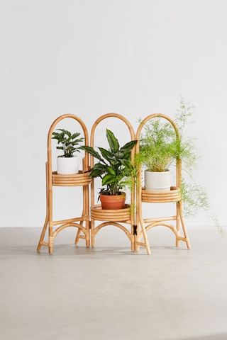 Urban Outfitters + Rattan Plant Stand
