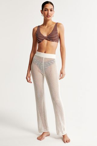 Abercrombie & Fitch + Crochet Coverup Pant