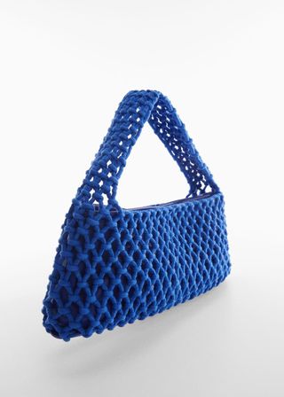 Mango + Crochet Shoulder Bag