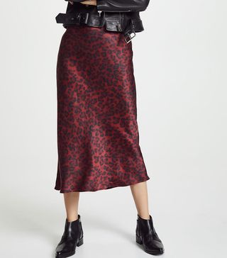 Anine Bing + Bar Silk Skirt