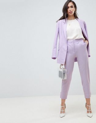 ASOS Design + Tailored Lilac Occasion Pant