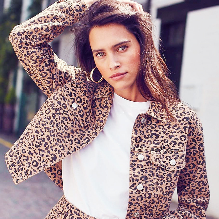 New look outlet leopard print jacket