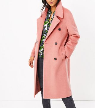 Marks and Spencer Collection + Raglan Sleeve Overcoat