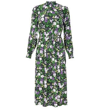 Marks and Spencer Collection + Floral Waisted Midi Dress
