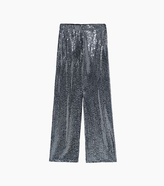 Zara + Shimmery Palazzo Trousers
