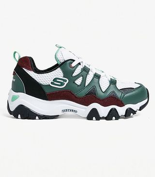 Sketchers + D'Lites One Piece Green Trainers