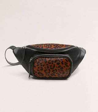 Mango + Leopard Leather Bum Bag