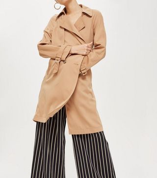 Topshop + Double Breasted Trench Coat