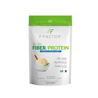 F-Factor + 20/20 Fiber Protein Vanilla Shake Flavor