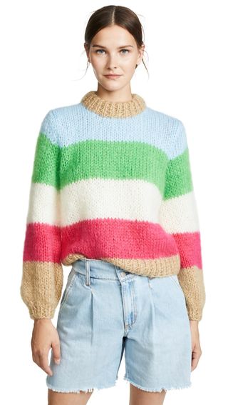 Ganni + Juliad Striped Sweater