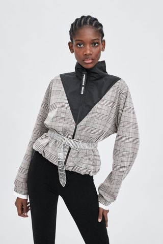 Zara + Plaid Jacket