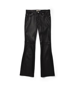 MICHAEL Michael Kors + Izzy Leather Cropped Flared Pants