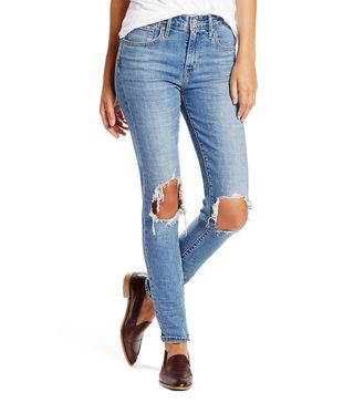 Levi's + 721 Ripped High Waist Skinny Jeans