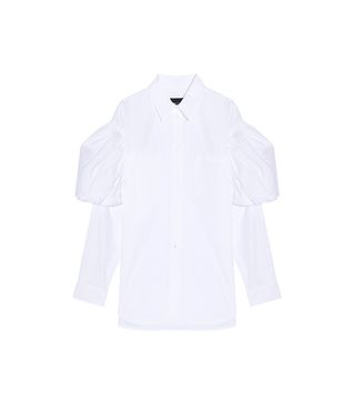 Simone Rocha + Puff Sleeves Cotton Shirt
