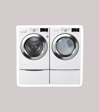 LG + Ultra Large Front Load Washer and Dryer (WM3700HVA/DLEX3700W)