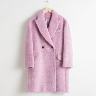 & Other Stories + Wool Blend Straight Coat