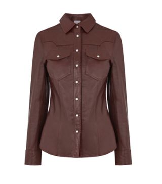 Warehouse + Leather Western Shirt