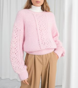 & Other Stories + Eyelet Knit Sweater