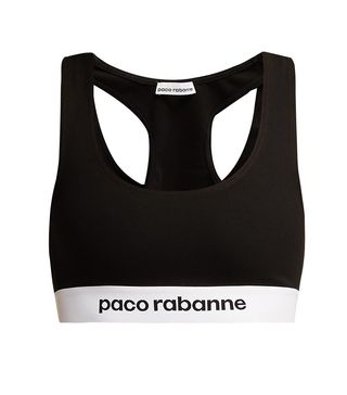 Paco Rabanne + Logo-Jacquard Sports Bra