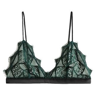 & Other Stories + Square Lace Triangle Bra