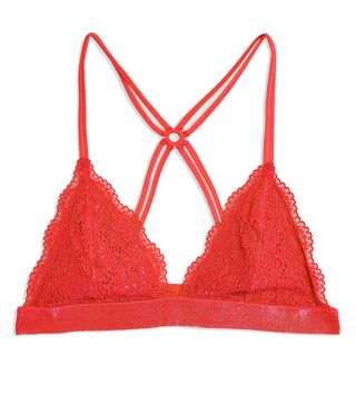 Topsohp + Pull On Lace Triangle Bra