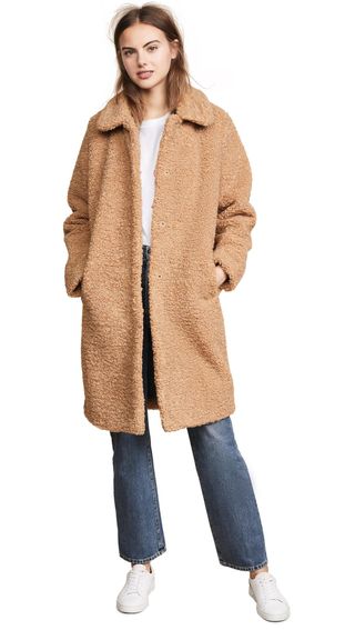 Zoe Karssen + Faux Fur Teddy Coat