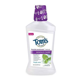 Tom's of Maine + Whole Care Natural Mouthwash (6 Count)