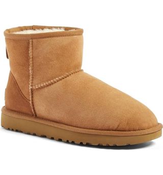 Ugg + Classic Mini Genuine Shearling Lined Boots