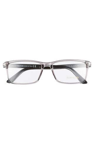 Tom Ford + 56MM Rectangle Optical Glasses