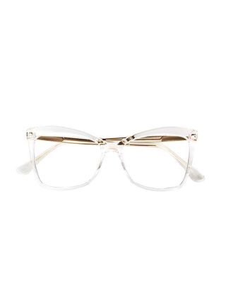 Voogue Me + Crystal Clear Frame Butterfly Glasses