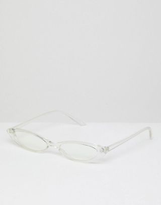 ASOS Design + Small Cat-Eye Fashion Glasses