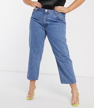 ASOS + Recycled Florence Authentic Straight Leg Jeans