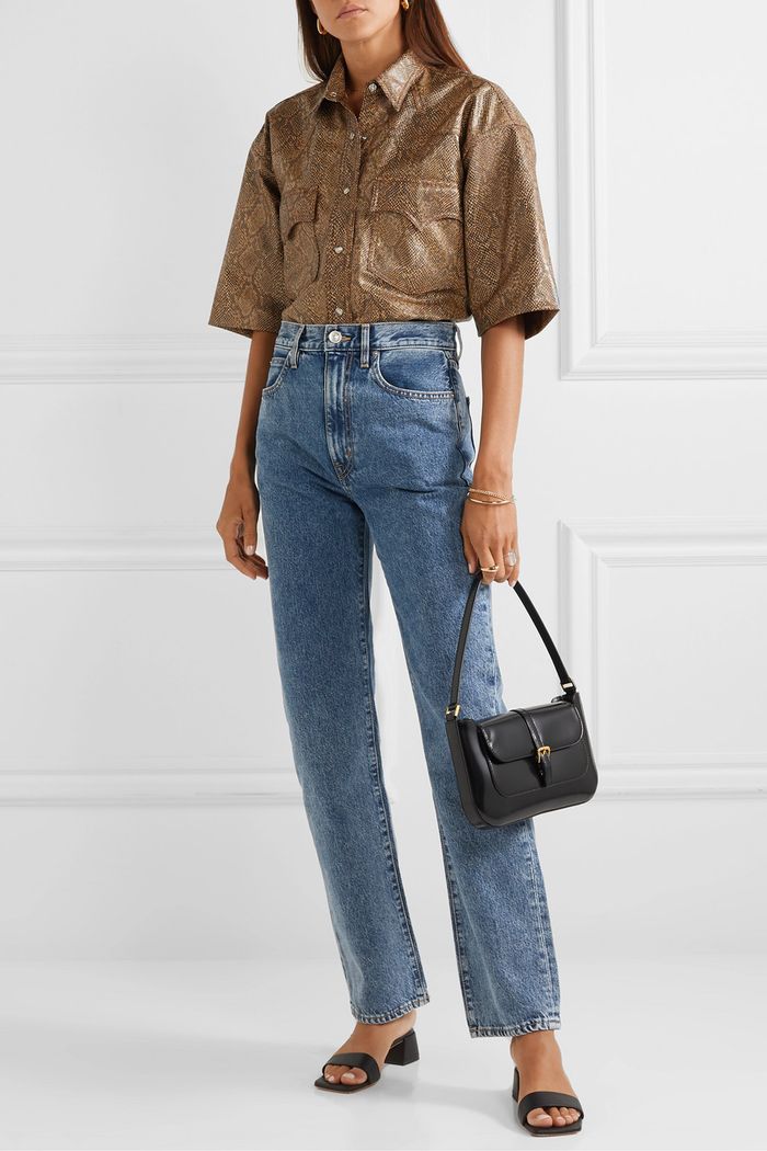 Slvrlake + London High-Rise Straight-Leg Jeans