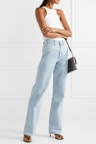 Goldsign + High-Rise Wide-Leg Jeans