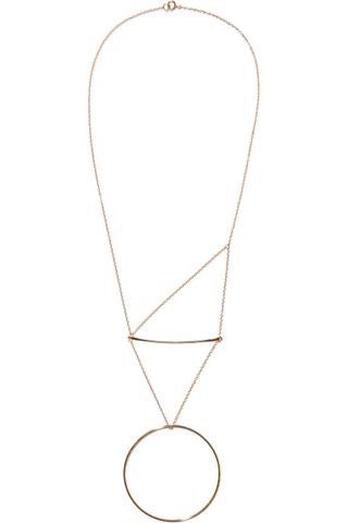 Natasha Schweitzer + Pendulum 14-Karat Gold-Plated Necklace
