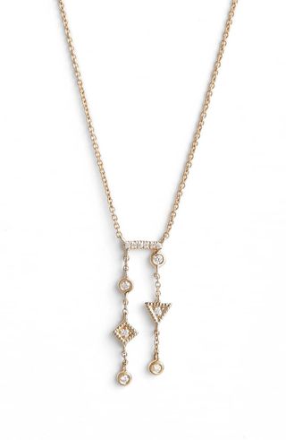Dana Rebecca Designs + Lisa Michelle Multi Shape Dangle Necklace