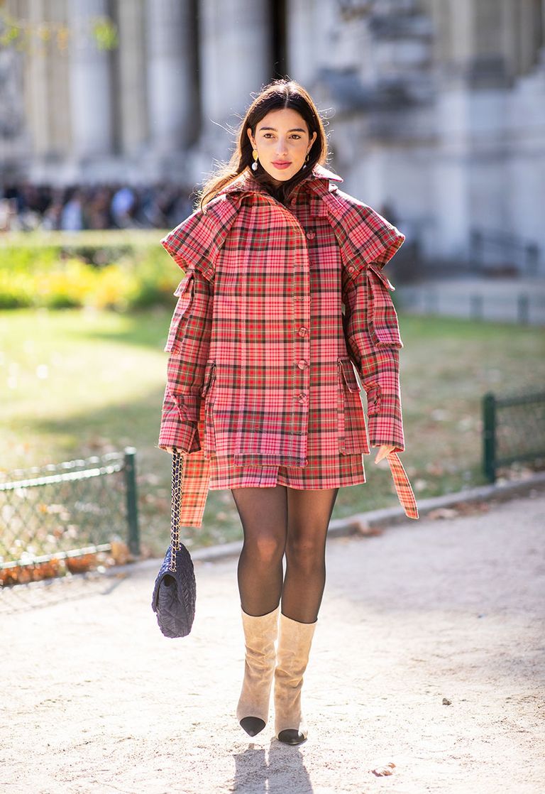 5 Stylish Tights-and-Boots Outfits for Winter | Who What Wear