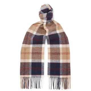 Norse x Johnstons + Check Scarf