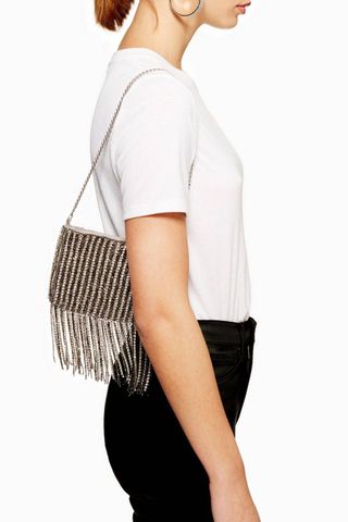 Topshop + Talia Diamante Shoulder Bag