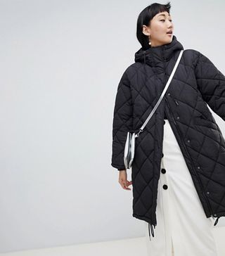 Monki + Quilted Lightweight Coat